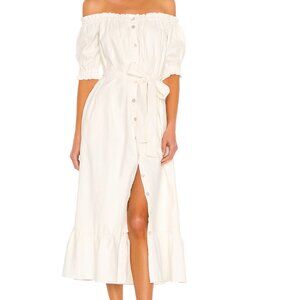Tularosa off the shoulder “Kami” midi-dress